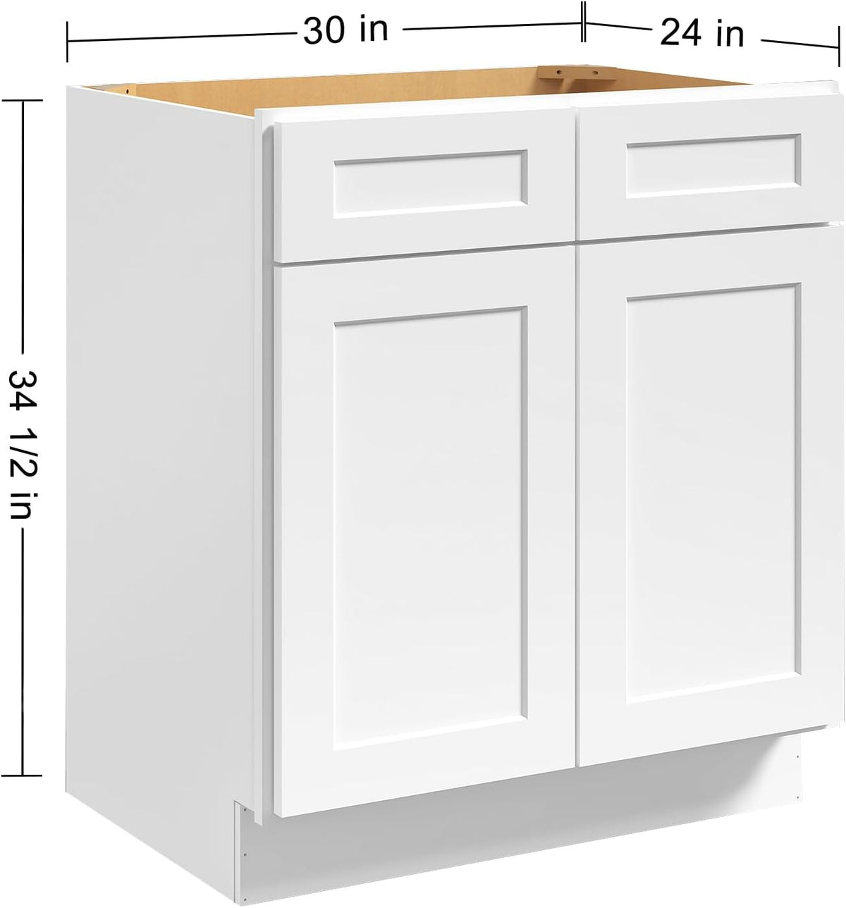 30" Freestanding Sink Base Cabinet