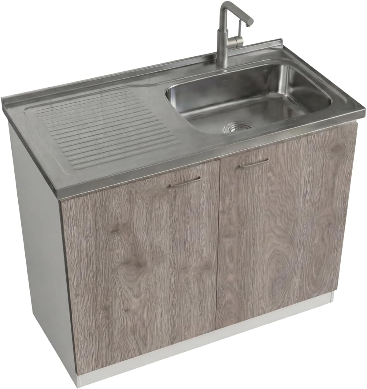 Stainless Steel Utility Sink Cabinet