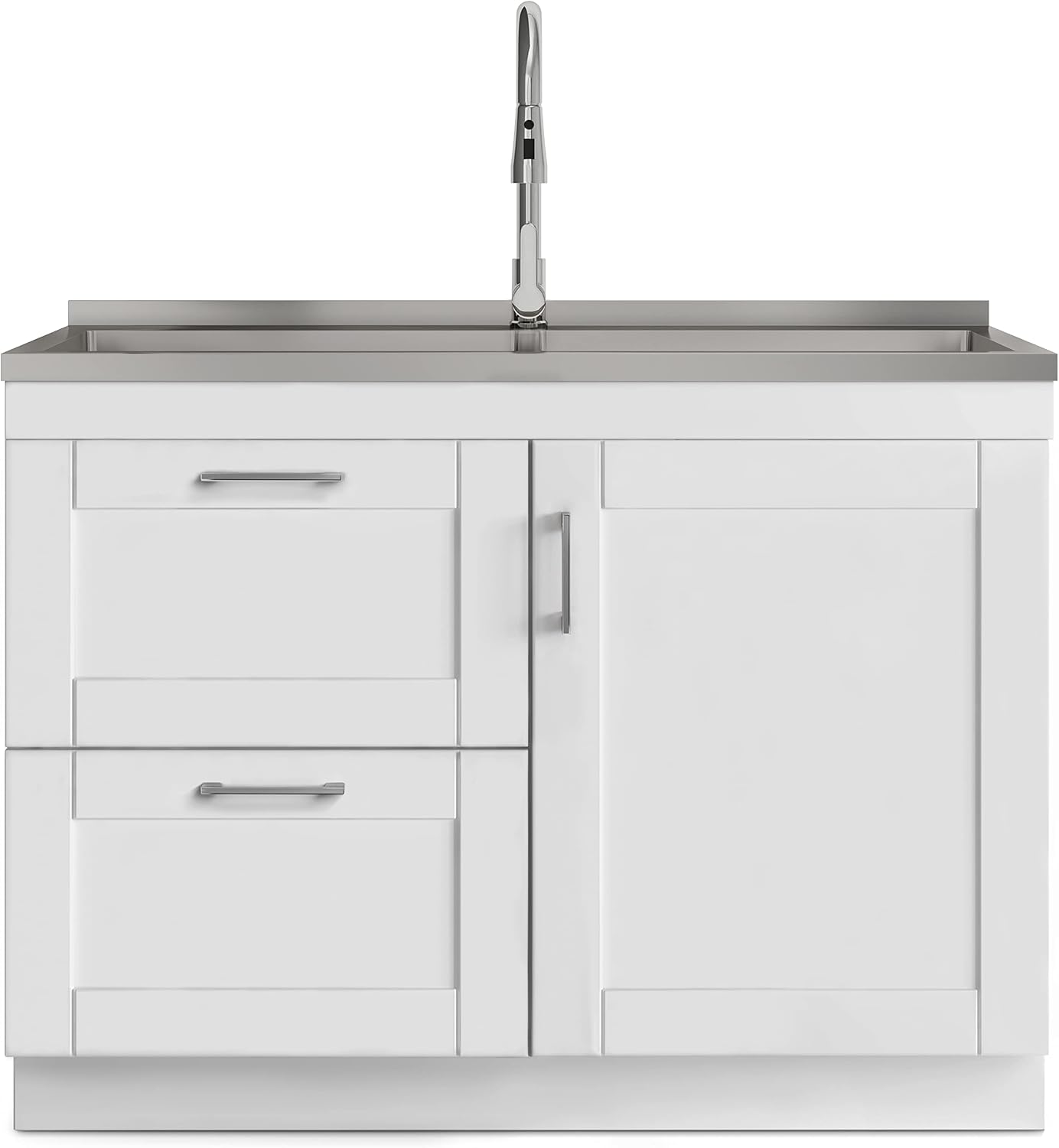 46" Stainless Steel Laundry Cabinet