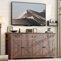 Dark Walnut 65" Farmhouse Sideboard