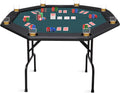 48 Inch 8 Player Foldable Poker Table