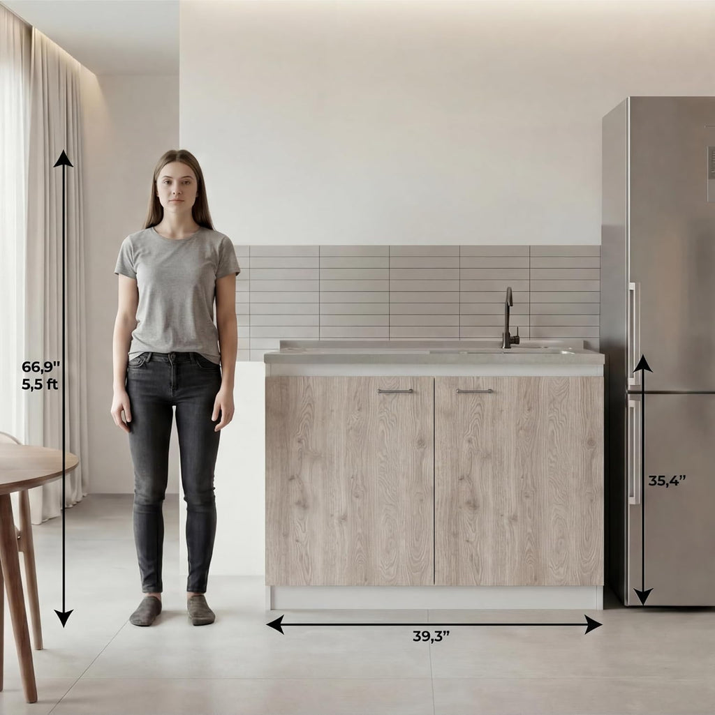 Stainless Steel Utility Sink Cabinet