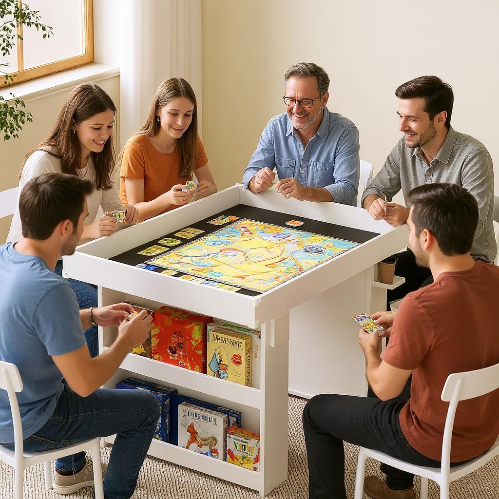 2-in-1 Dining Board Game Table