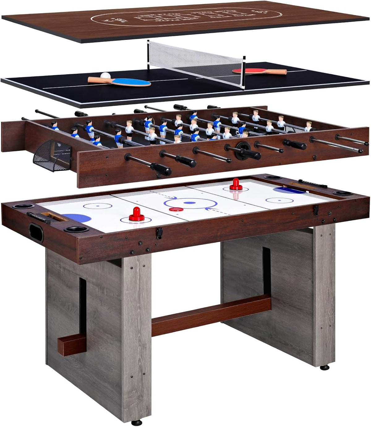 55" 4-in-1 Multi Game Table