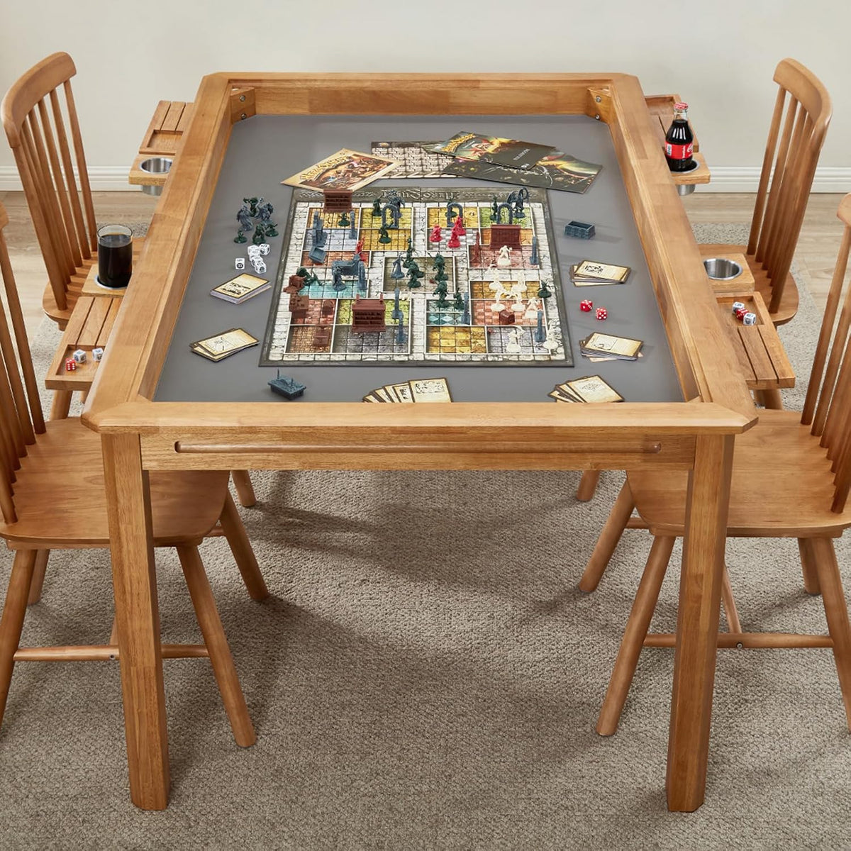 57 Inch Removable Top Board Game Table