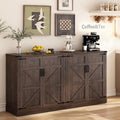 65" Brown Farmhouse Sideboard