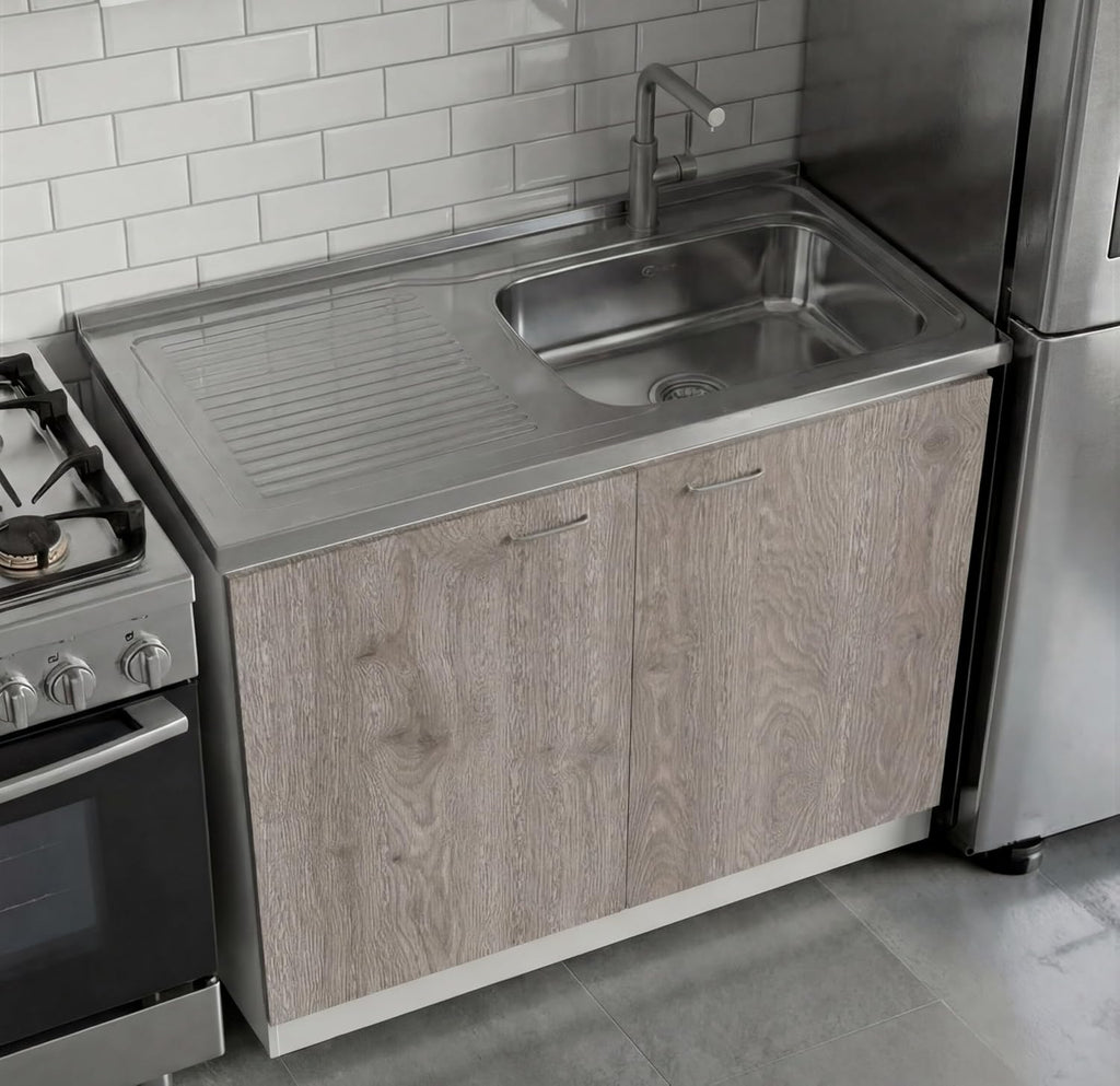 Stainless Steel Utility Sink Cabinet