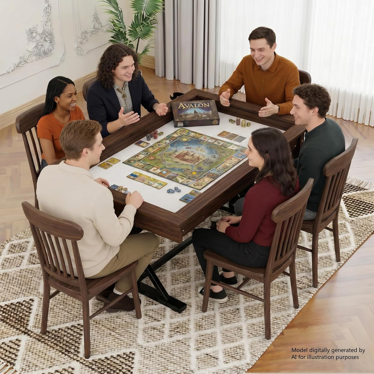 Convertible Board Game Dining Table