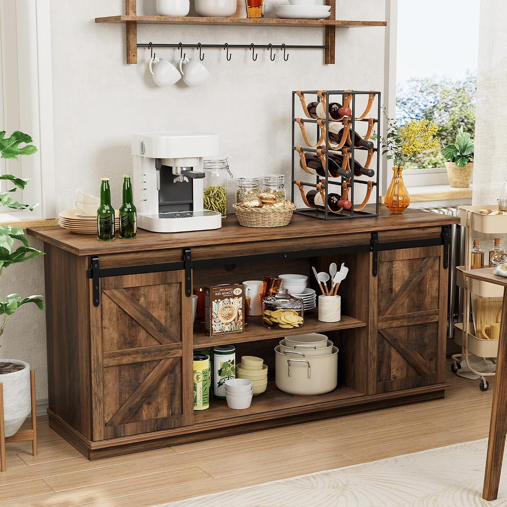 Barnwood Farmhouse Sideboard