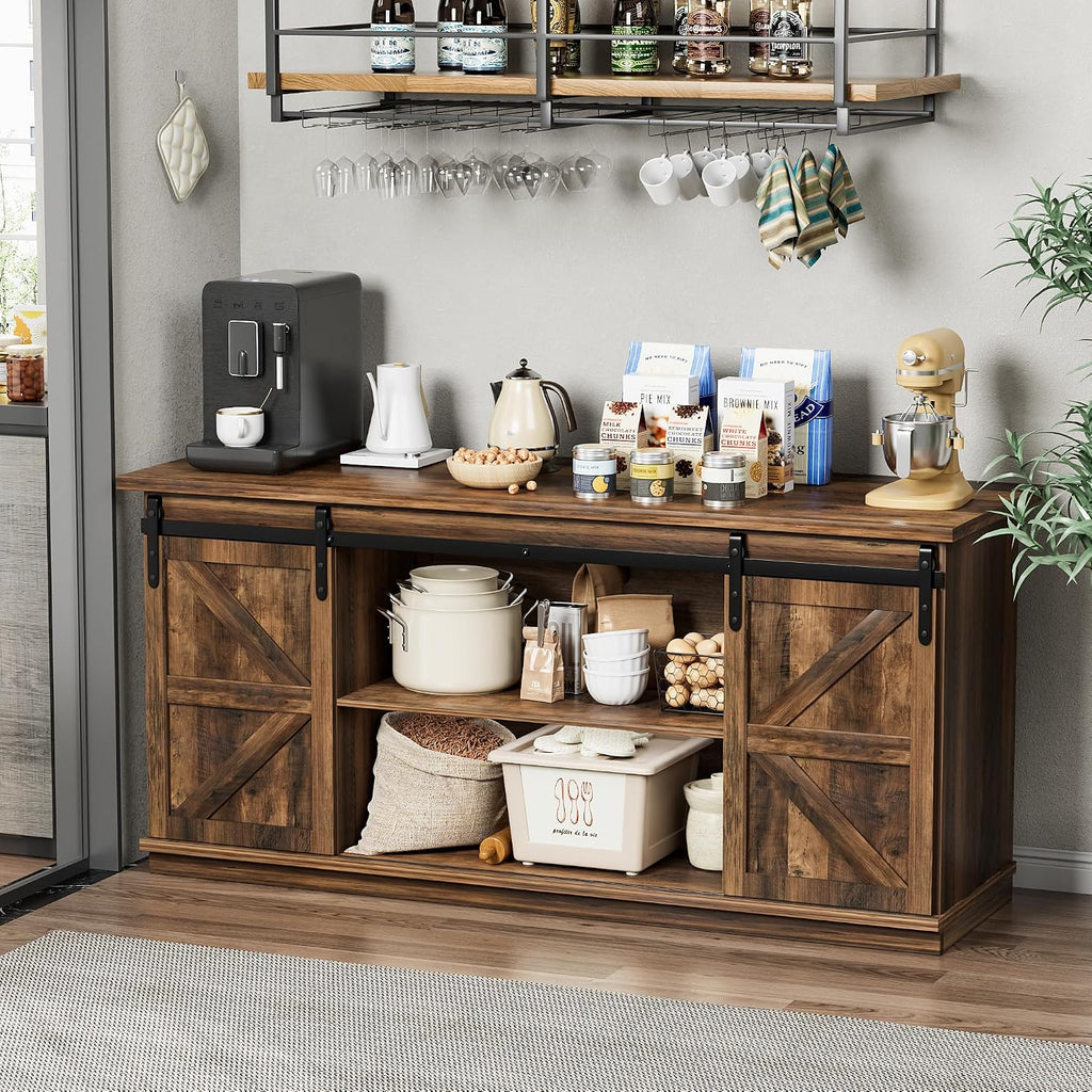 Barnwood Farmhouse Sideboard