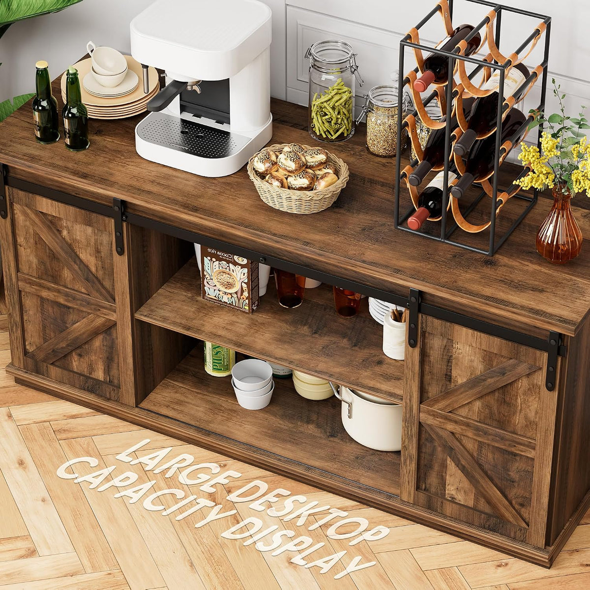 Barnwood Farmhouse Sideboard