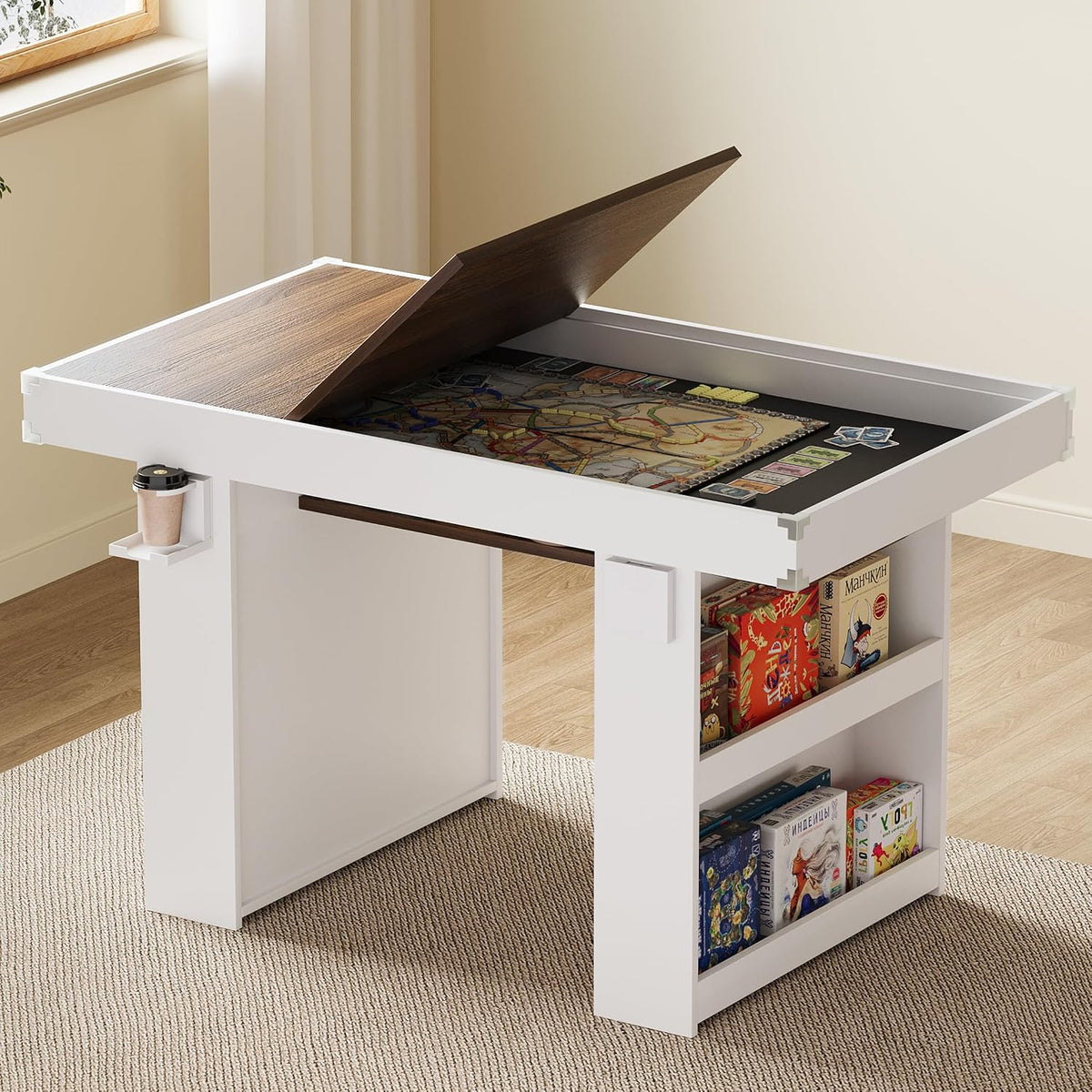 2-in-1 Dining Board Game Table